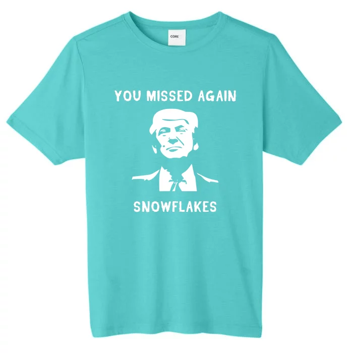 Donald Trump 2024 Missed Me Funny Conservative ChromaSoft Performance T-Shirt