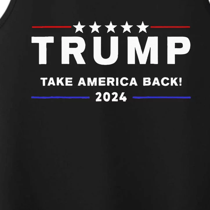 Donald Trump 2024 Take America Back Election The Return Performance Tank