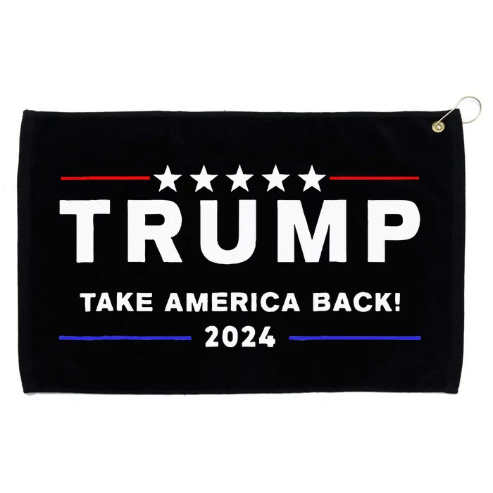 Donald Trump 2024 Take America Back Election The Return Grommeted Golf Towel