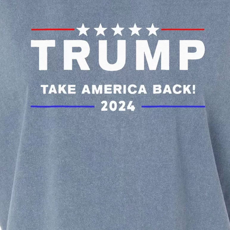 Donald Trump 2024 Take America Back Election The Return Garment-Dyed Women's Muscle Tee