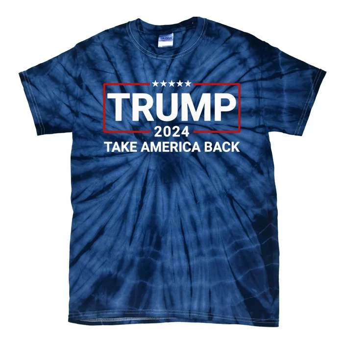 Donald Trump 2024 Take America Back Election Tie-Dye T-Shirt