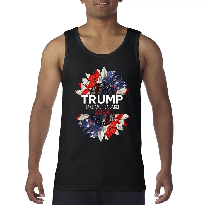 Donald Trump 2024 Take America Back Election The Return Tank Top