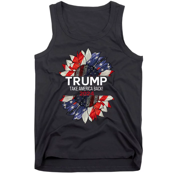 Donald Trump 2024 Take America Back Election The Return Tank Top