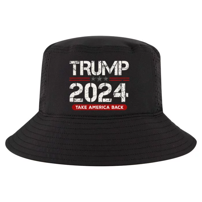 Donald Trump 2024 Take America Back Election Cool Comfort Performance Bucket Hat