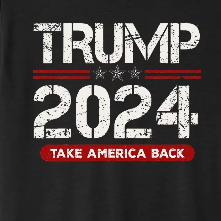 Donald Trump 2024 Take America Back Election ChromaSoft Performance T-Shirt