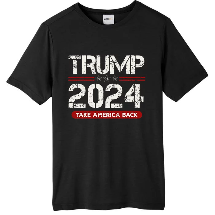 Donald Trump 2024 Take America Back Election ChromaSoft Performance T-Shirt