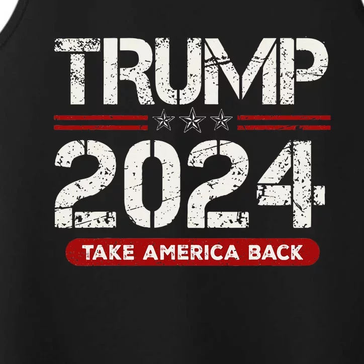 Donald Trump 2024 Take America Back Election Performance Tank