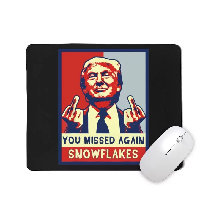 Donald Trump 2024 Missed Me Funny Conservative Mousepad