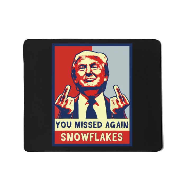 Donald Trump 2024 Missed Me Funny Conservative Mousepad