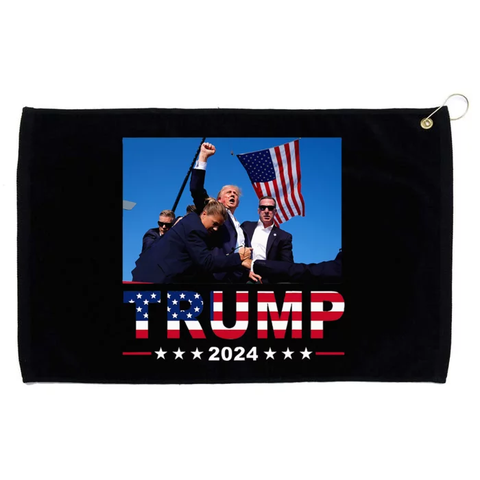 Donald Trump 2024 WonT Be Stopped Grommeted Golf Towel