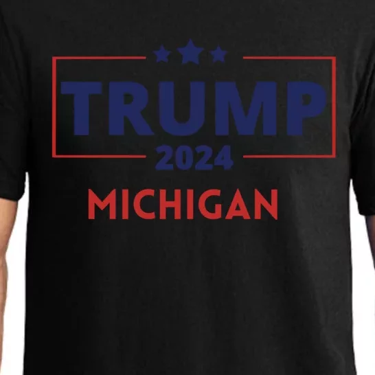 Donald Trump 2024 Michigan Take America Back Election Gift Pajama Set