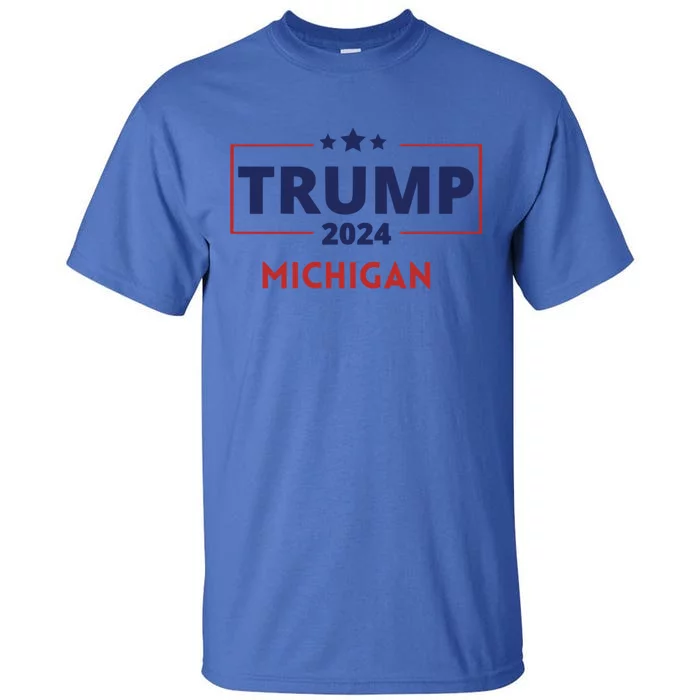 Donald Trump 2024 Michigan Take America Back Election Gift Tall T-Shirt