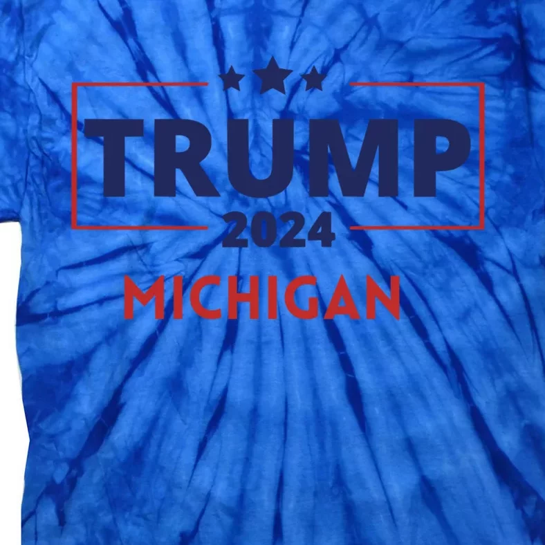 Donald Trump 2024 Michigan Take America Back Election Gift Tie-Dye T-Shirt