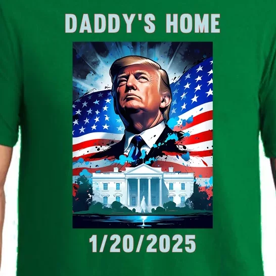 Donald Trump 2024 Daddys Home Pajama Set