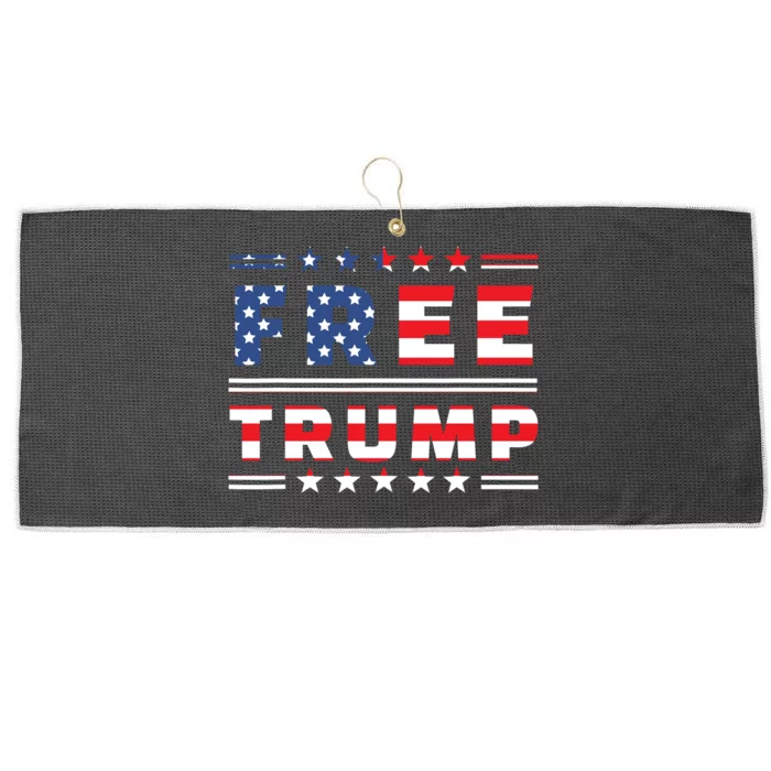 Donald Trump 2024 Take America Back Election The Return Large Microfiber Waffle Golf Towel