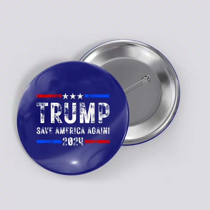 Donald Trump 2024 Save America Again Election Gift Button