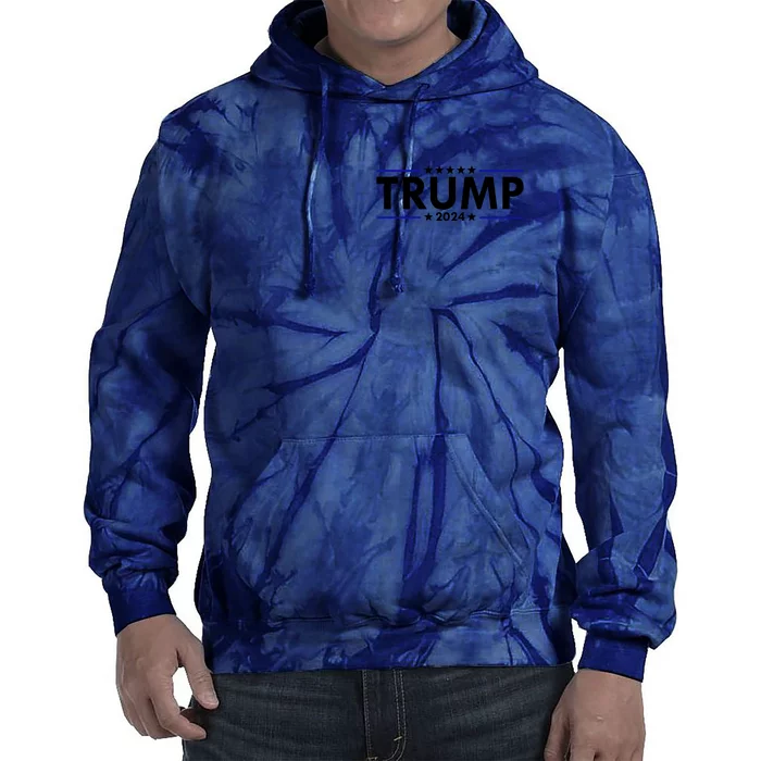 Donald Trump 2024 Raised The Bar Front And Back Front & Back Tie Dye Hoodie