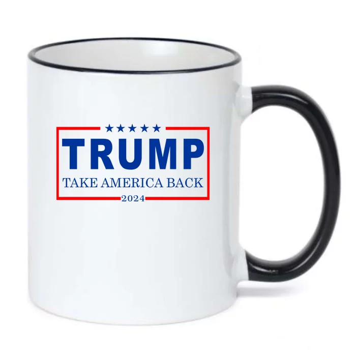 Donald Trump 2024 Take America Back USA United States Black Color Changing Mug