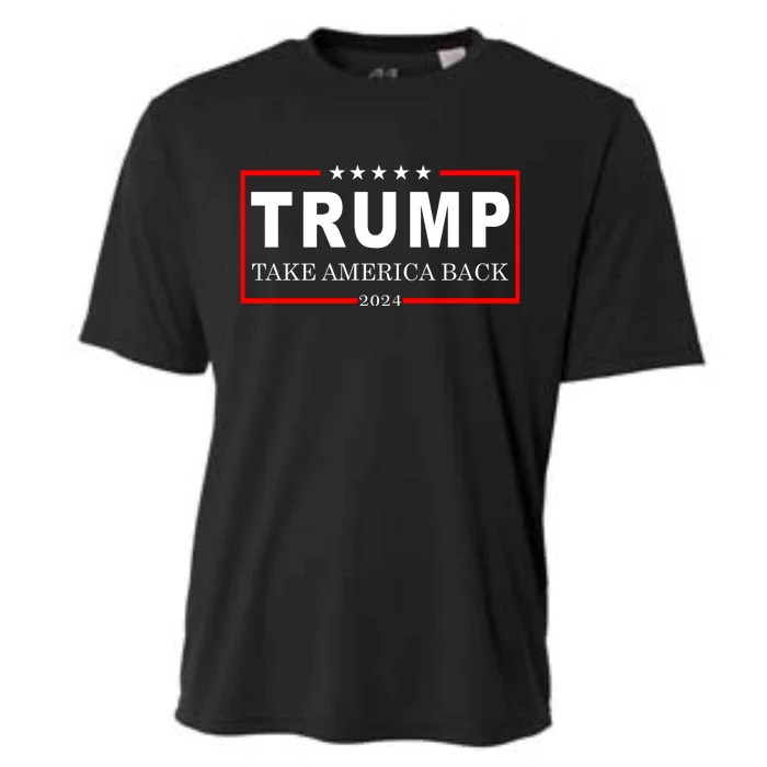 Donald Trump 2024 Take America Back USA United States Cooling Performance Crew T-Shirt