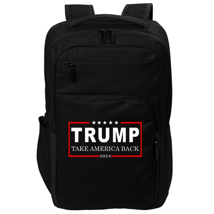 Donald Trump 2024 Take America Back USA United States Impact Tech Backpack