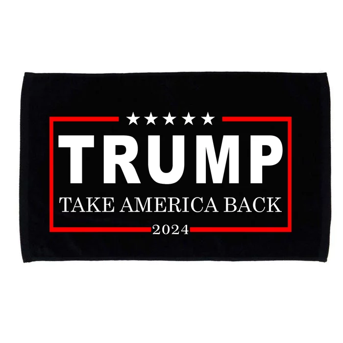 Donald Trump 2024 Take America Back USA United States Microfiber Hand Towel