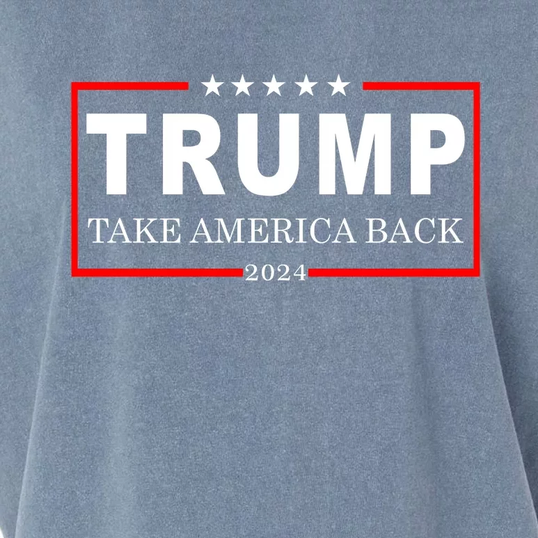 Donald Trump 2024 Take America Back USA United States Garment-Dyed Women's Muscle Tee