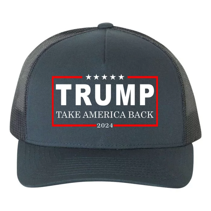 Donald Trump 2024 Take America Back USA United States Yupoong Adult 5-Panel Trucker Hat