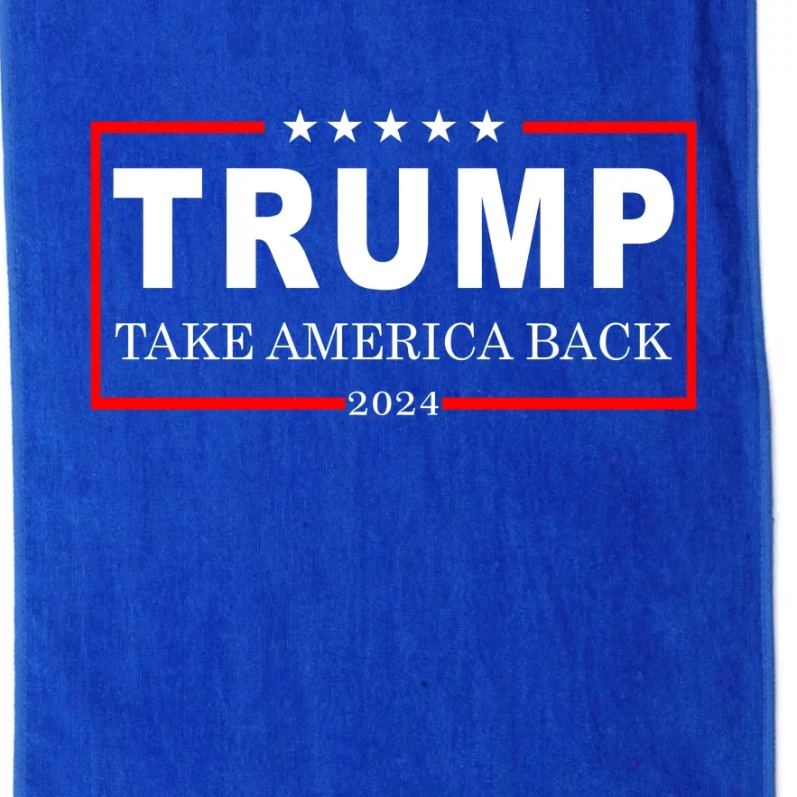 Donald Trump 2024 Take America Back USA United States Platinum Collection Golf Towel