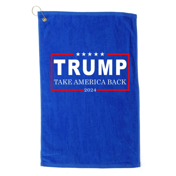 Donald Trump 2024 Take America Back USA United States Platinum Collection Golf Towel