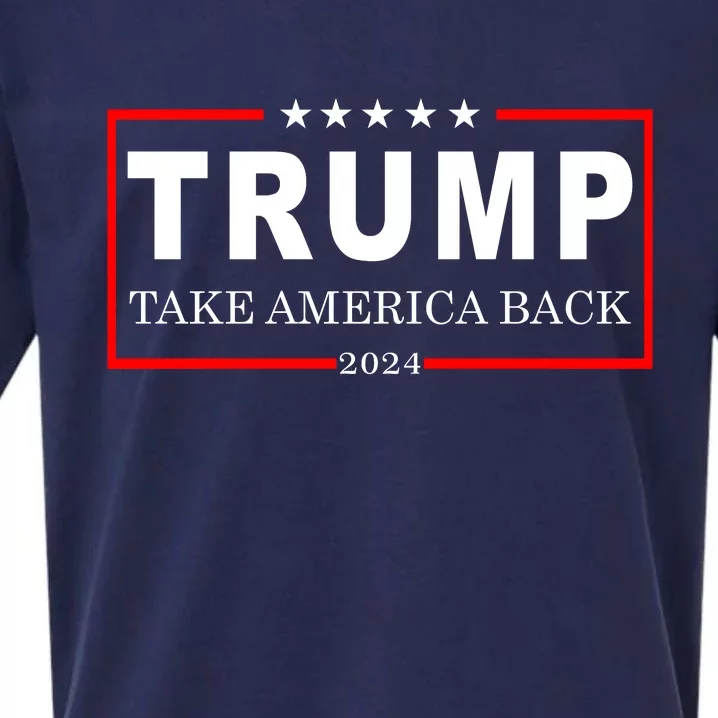 Donald Trump 2024 Take America Back USA United States Sueded Cloud Jersey T-Shirt