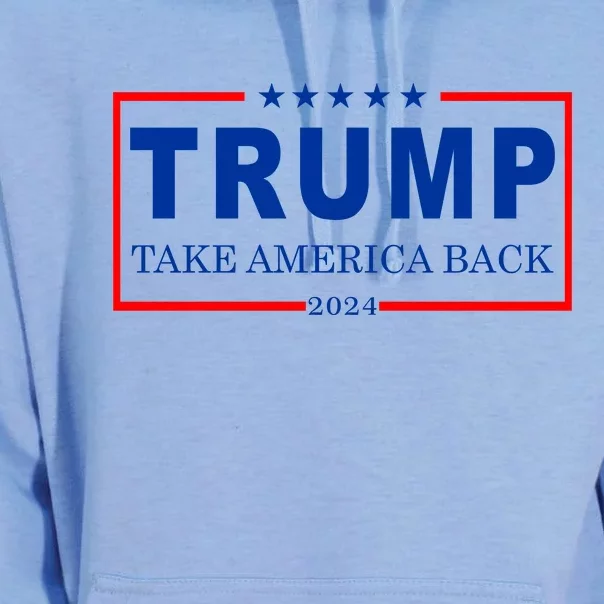 Donald Trump 2024 Take America Back USA United States Unisex Surf Hoodie