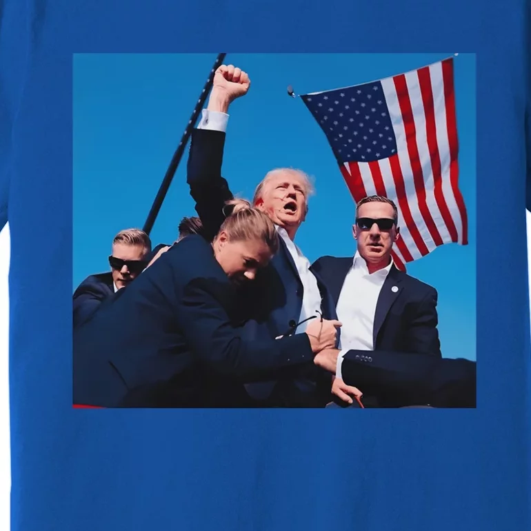 Donald Trump 2024 Survived Shot At Election Rally Cool Gift Premium T-Shirt