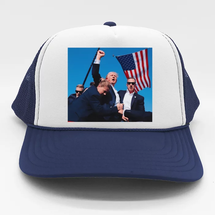 Donald Trump 2024 Survived Shot At Election Rally Cool Gift Trucker Hat