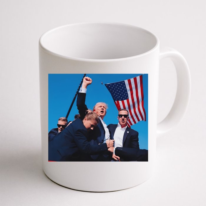 Donald Trump 2024 Survived Shot At Election Rally Cool Gift Front & Back Coffee Mug