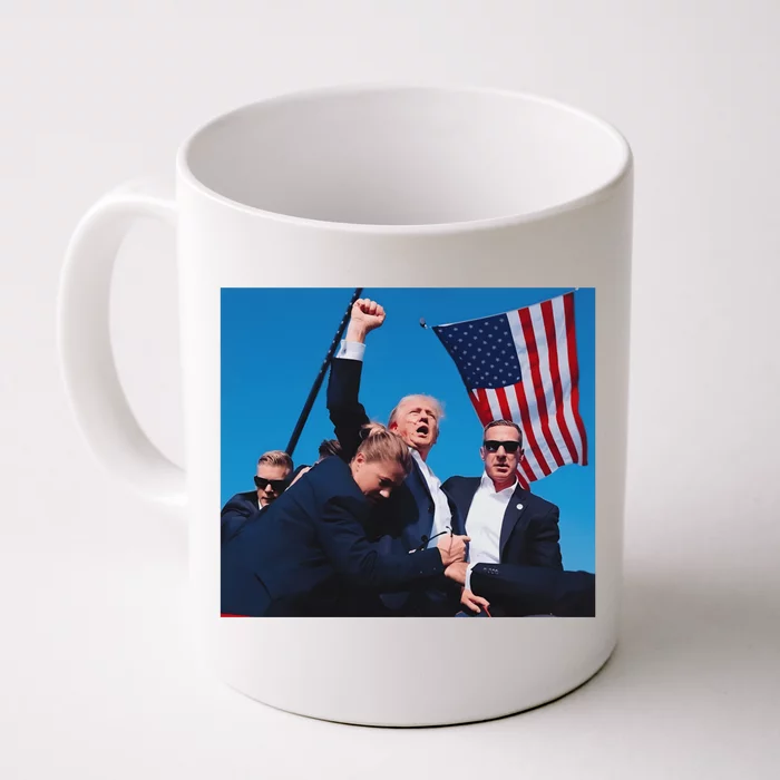 Donald Trump 2024 Survived Shot At Election Rally Cool Gift Front & Back Coffee Mug