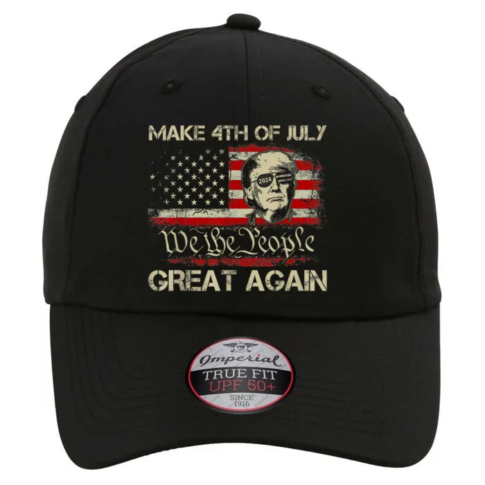 Donald Trump 2024 Make 4th Of July Great Again American Flag The Original Performance Cap