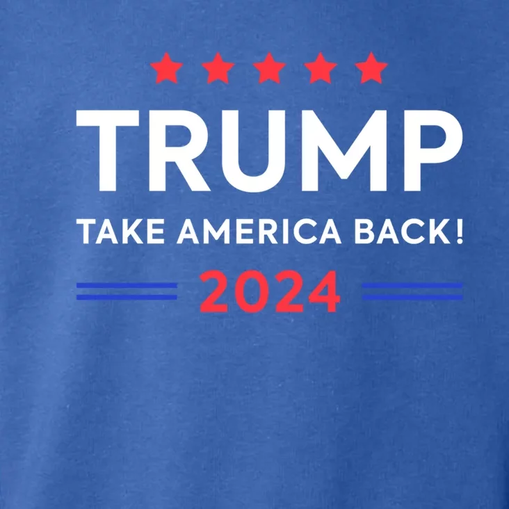 Donald Trump 2024 Take America Back Election 2024 The Return Gift Toddler Hoodie