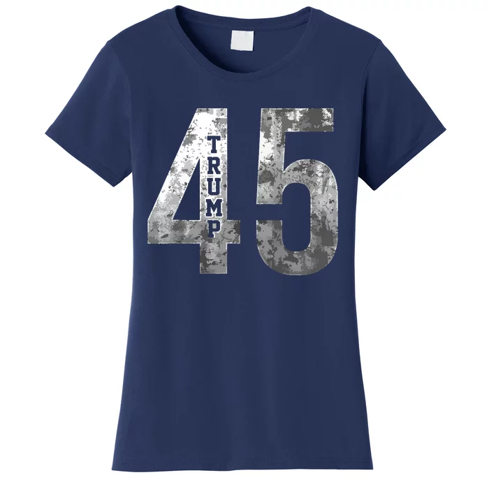 Donald Trump 45 Football Jersey Pro Trump Gift Women's T-Shirt