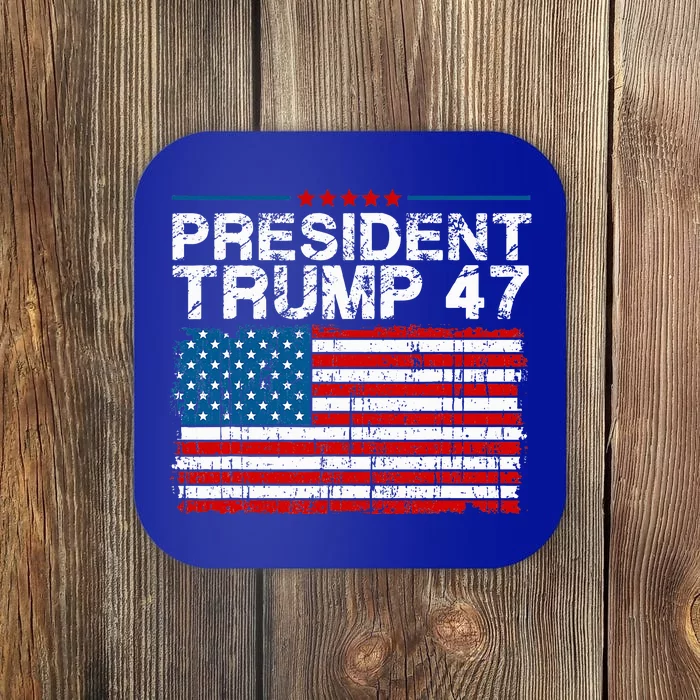 Donald Trump 47 Usa President 2024 Trump 47 President Coaster