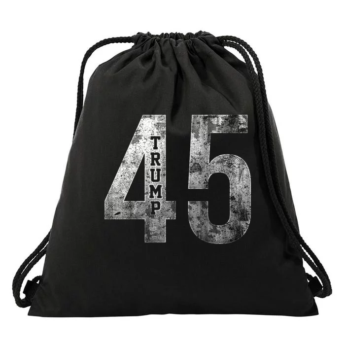 Donald Trump 45 Football Jersey Pro Trump Drawstring Bag