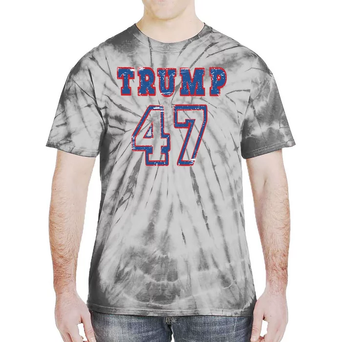 Donald Trmp 45 47 Republican Election Tie-Dye T-Shirt