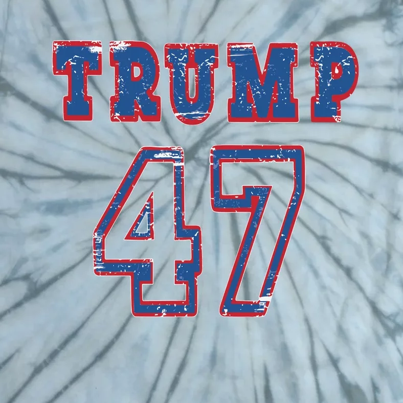 Donald Trmp 45 47 Republican Election Tie-Dye T-Shirt