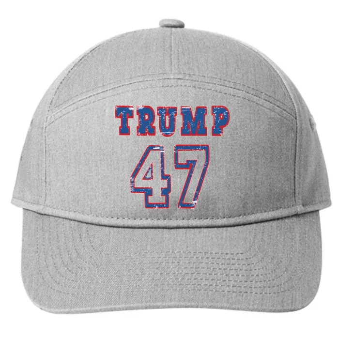 Donald Trmp 45 47 Republican Election 7-Panel Snapback Hat