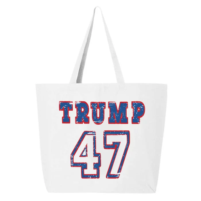 Donald Trmp 45 47 Republican Election 25L Jumbo Tote