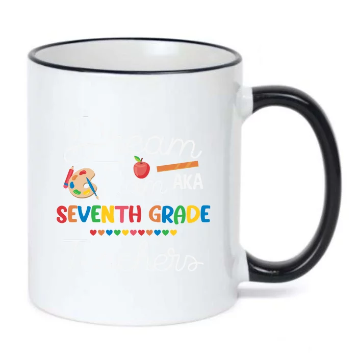 Dream Team 7th Grade Teacher Seventh Grade Back To School Black Color Changing Mug