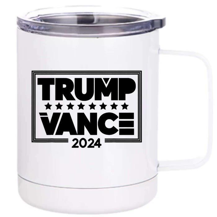 Donald Trump And Jd Vance Election 2024 12 oz Stainless Steel Tumbler Cup