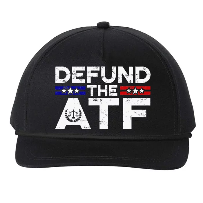 Defund The Atf Anti Government Defund The Atf Snapback Five-Panel Rope Hat