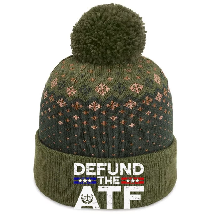 Defund The Atf Anti Government Defund The Atf The Baniff Cuffed Pom Beanie