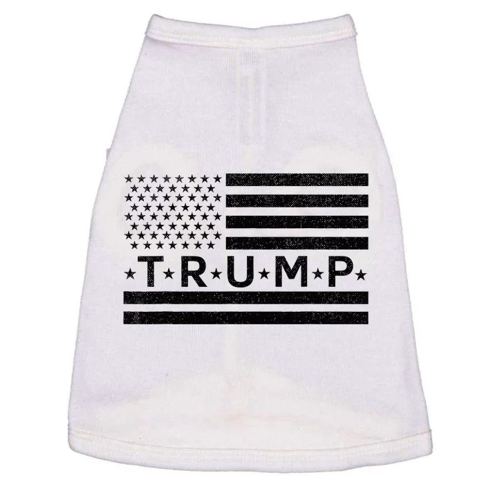 Donald Trump American Flag Doggie Tank