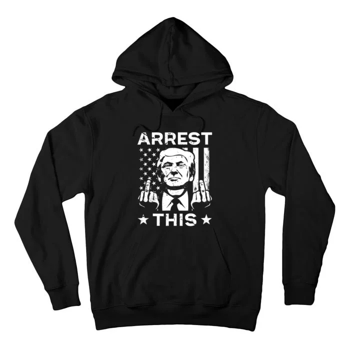 Donald Trump Arrest This Fingers 2024 Election Tall Hoodie